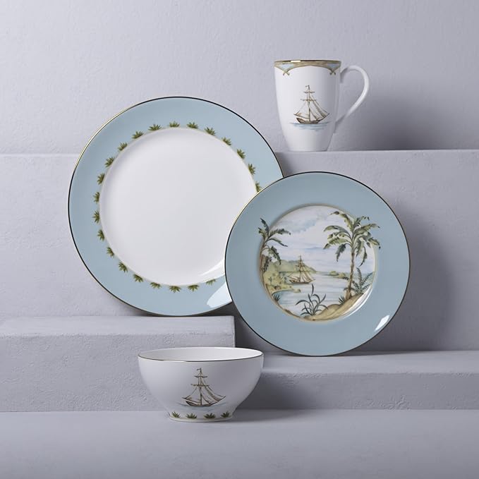 Lenox 897269 British Colonial Tradewind Mugs, Set of 4