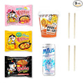 Korean Spicy Ramen Box | 3 Buldak Ramen “Original, Cheese, Carbo +1 Korean Spicy Rice Cake Tteokbokki +1 Korean Sweet Drink + 4 Chopsticks | Korean Food Box Gift - Journey of Korea