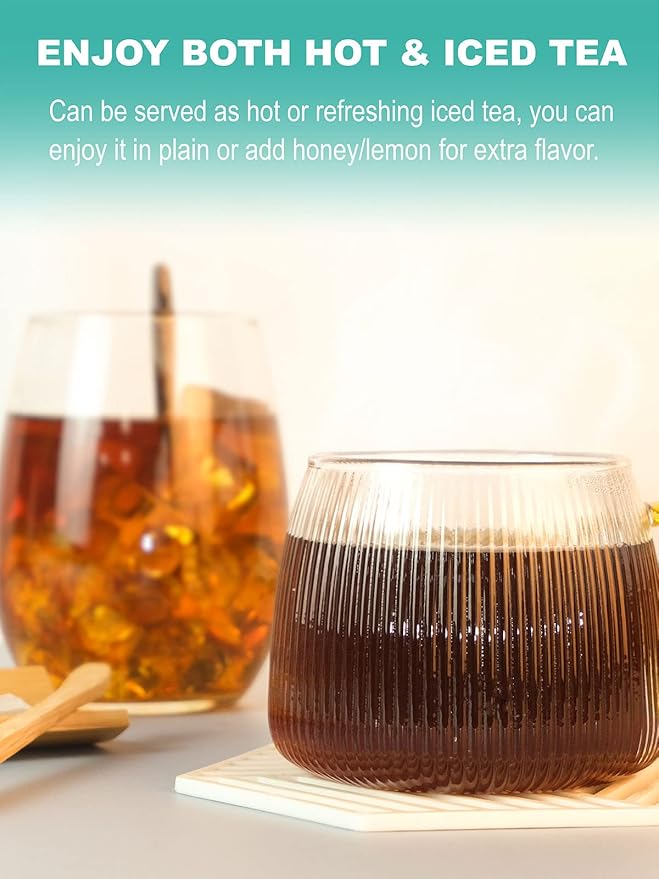 TeeLux Roasted Dandelion Root Tea Bags, Premium Natural Dandelion Root Herbal Tea, Caffeine Free, 50 Tea Bags