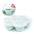 Simka Rose Baby Food Storage Containers - Freezer Safe Tray Silicone Baby Food Freezer Storage Tray Molds Breast Milk Freezer Tray - 2.5 Oz BPA Free with Clip-on Lid for homemade Purees & Breastmilk