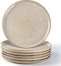 AmorArc Ceramic Plates Set of 6, 8.5 Inch Reactive Glaze Stoneware Plates set, Dessert, Salad, Appetizer, Small Dinner, Microwave, Dishwasher Safe, Scratch Resistant Dishes Set for Kitchen