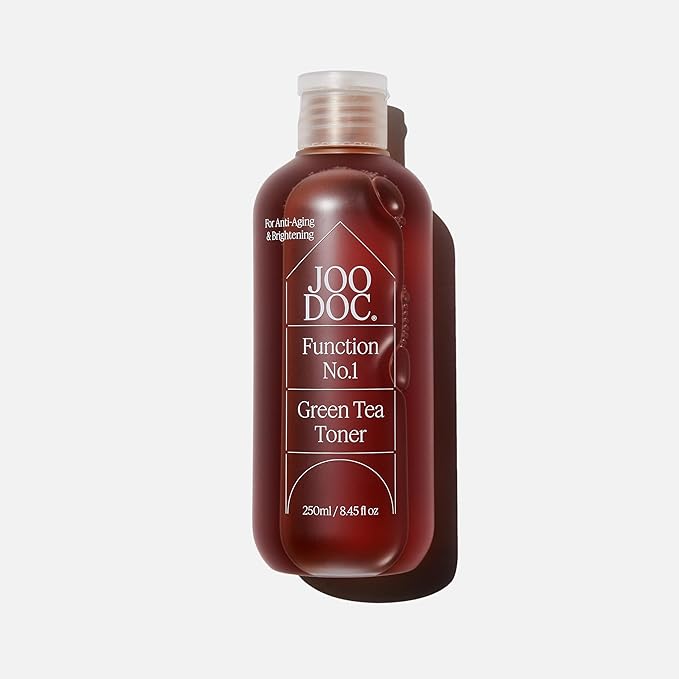 Function No. 1 Green Tea Toner 250ml | 5% Niacinamide, 78% Jeju Greentea Water, 5% Centella Asiatica Extract, Panthenol | Anti-oxidant, for Dry and agin Skin Korea Derma-Skincare (Green Tea)