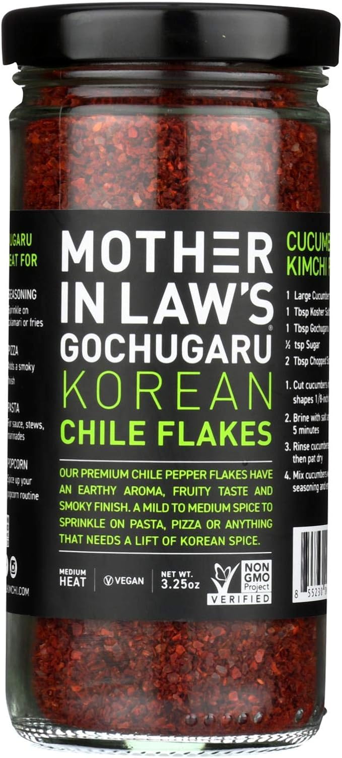 MOTHER IN LAWS KIMCHI Gochugaru Korean Chile Flakes, 3.25 OZ