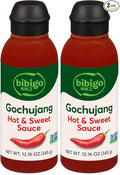 Bibigo Korean-Style Hot & Sweet Gochujang Sauce, 12.16 Ounce (Pack of 2)