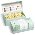 Tea Forte Premium Presentation Box Gift Set Sampler, 20 Count, Assorted Blends Individually Wrapped Handcrafted Pyramid Infuser Bags, Gifts for Mom, Lotus Tea