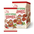 Korean Food Nuts Holic Kimchi Almond, Savory & Spicy Korean Seasoned Almond Snack, 8 Packs 8.5 oz (1.05 oz Each)
