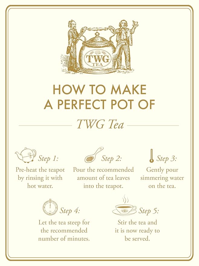 TWG Tea | English Breakfast Tea | Black Tea | Full-Bodied with Floral Undertones | Haute Couture Tin, 110g | Gift Set