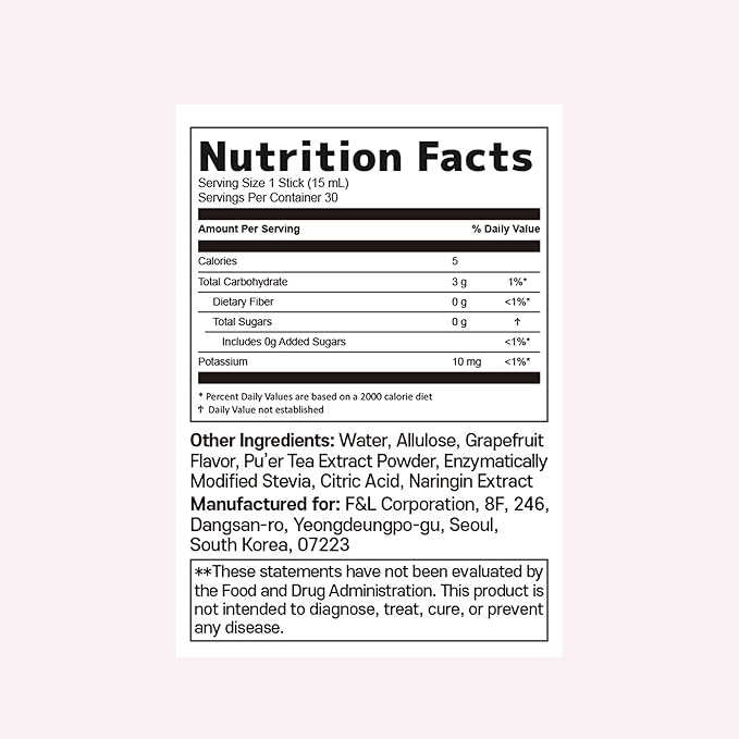 [Liveling] Apple Cider Vinegar Drink Stick & 3-in-1 Shot – Grapefruit Flavor | Supports Digestion, Daily Cleanse, Sugar-Free, Low-Calorie, Portable On-The-Go Packets (30 sticks)