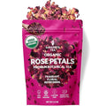 Organic Rose Petals Loose Herbal Tea | 100% USDA Organic Dried Rose Flowers | Caffeine-Free | Premium Culinary & Tea Grade | 4.4oz Bag | Floral & Aromatic | Non-GMO | Natural Beauty & Relaxation