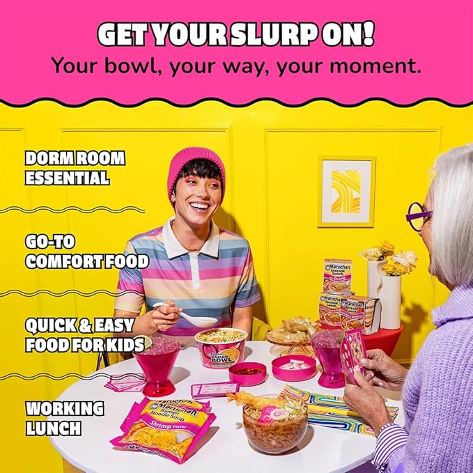 Maruchan Ramen Noodle Soup, Shrimp Flavor – Japanese-Style Instant Noodles, Quick & Easy Meal for Kids, Students & Busy Families – 3 Oz. (24 Pack) | Ready to Eat, 3 Oz, 24 Count