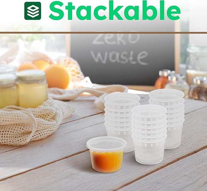 16oz Deli Food Containers with Lids – Set of 12 Reusable Plastic Containers for Leftovers and Kitchen Storage – Airtight and Leakproof – Dishwasher, Freezer, and Microwave Safe – 12 Units, 16oz