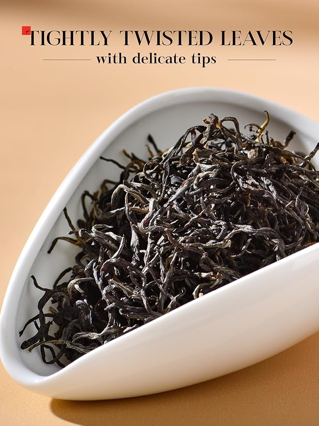 CO-OP 1950 Honey Black Tea Loose Leaf Tea, 100g, Premium High Mountain Whole Loose Leaf Black Tea, Naturally Sweet & Mellow, Unique Floral & Nectar Aroma, No Additives, 20 Empty Tea Bags Included, Box