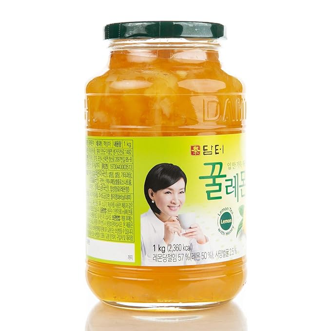 Damtuh Korean Honey Lemon Tea 2.2 lb (35.3 fl oz) – Lemon Marmalade Preserve for Hot or Iced Tea, Spread & Desserts, Caffeine-Free