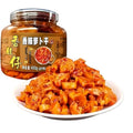 JOIYSVEN Spicy Pickled Radish, Crisp and Spicy Radish Kimchi, Korean,served with Rice, Noodles, or As A Snack. 400g, 14.1 Oz