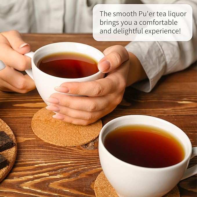 Yuexi Puerh Tea Loose Leaf Grade AAA Chinese Yunnan Puer Aged Fermented Pu-erh Ripe Puerh Chinese Tea Yunnan Ancient Tree 普洱茶 熟茶 宫廷普洱茶 云南勐海 7.05oz/200g