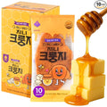 Korean Food Flat Croissant Snack – Honey Butter Flavor | 10 Individually Wrapped Packs per Box, Crispy Layered Pastry Chips, Shelf-Stable Korean Snack, Pack of 10