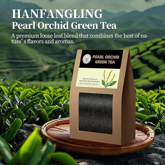 HANFANGLING Pearl Orchid Green Tea Huangshan Maofeng Green Tea Fresh And Refreshing Loose-Leaf