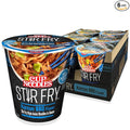 Nissin Cup Noodles Stir Fry Noodles in Sauce, Korean BBQ, 2.89 Ounce (Pack of 6)