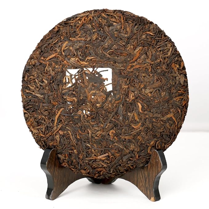 Pu Erh Tea Cake, Aged Puerh Tea Year 2019, Yunnan Ripe Puer Cake 357g