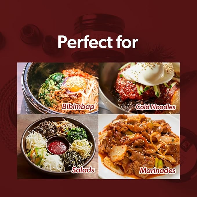 HELLO KFOOD JEONSUYEON Korean Fermented All-Round BIBIMJANG Sauce 한국산 비빔장 350g (12.3 fl oz) - Made with 100% Korean Ingredients