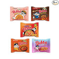 Samyang Buldak Chicken Stir Fried Ramen Korean Ramen (5 Flavor Combo, 5 Pack)