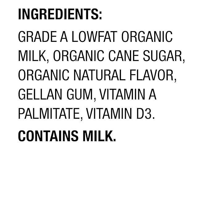 Horizon Organic Shelf Stable 1% Lowfat Vanilla Milk Boxes, Pack of 12 - 8g Protein per Serving