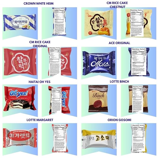 Premium Korean Snack Box – 27 Individually Wrapped Assorted Snacks Including Full-Size Items, Sweet & Savory Chips, Cookies & Treats, Gift Sampler for Kids, Teens, Adults & Seniors (Including 3 Full Size Snacks)