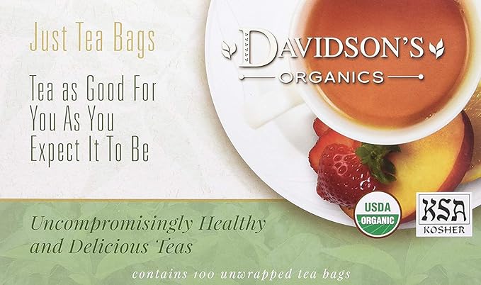 Davidson's Organics, Cranberry Orange, 100-count Unwrapped Tea Bags