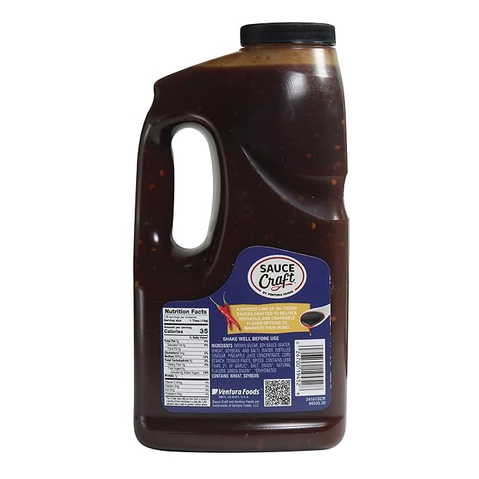 Sauce Craft Spicy Teriyaki Sauce, Bold Umami Heat with a Hint of Sweetness, Perfect for Grilling, Glazing, and Dipping, 0.5 Gallon