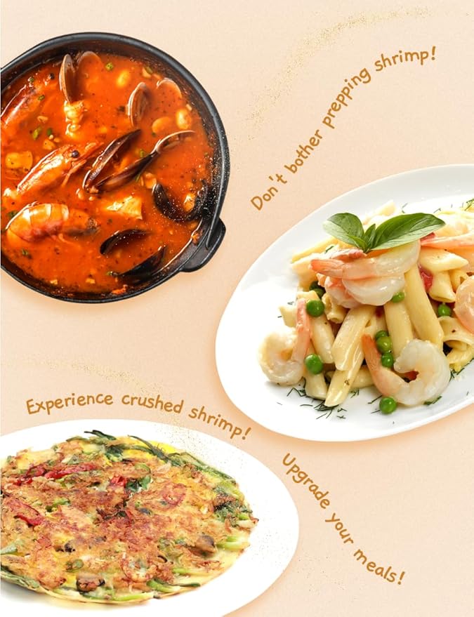 NICE WITCH'S Korean 100% Pure Natural Seasoning 8oz / 227g - Shrimp Powder, MSG Free, Authentic Thai & Southeast Asian Flavor, Pad Thai, Tom Yum Goong, Khao Pad 새우분말 (Shrimp)