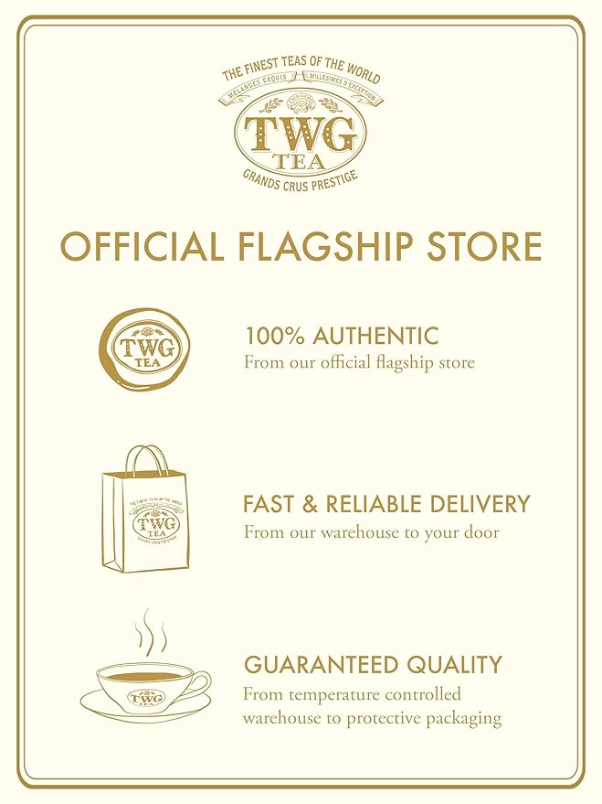 TWG Tea | Tea Party Tea | Black Tea | Marigold & Tropical Fruits | Haute Couture Tin, 100g | Gift Set
