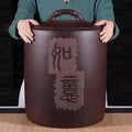 Ceramic Rice Storage Jar, Rice Storage Containe, Large Capacity Food Storage Jar, Grain & Rice Dispenser, Home Grain Storage Ceramic Container, Suitable for Flour, Sugar, Cereal, Coffee, Rice.