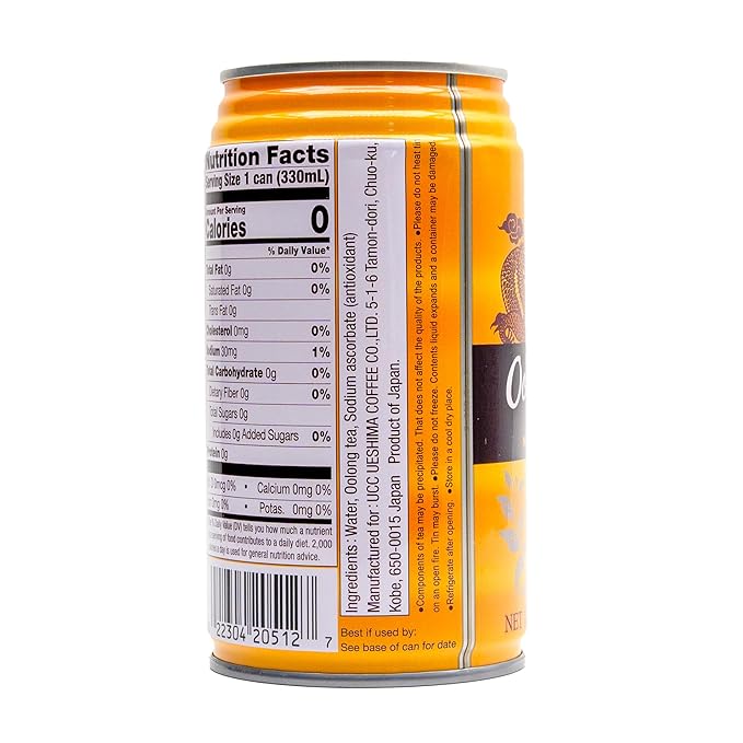 UCC Oolong Tea, 11.1-Ounce Cans (Pack of 24)