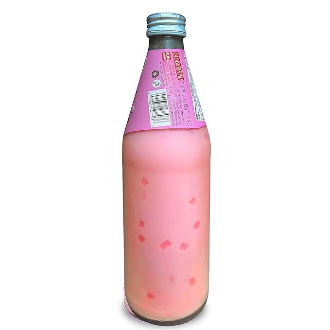 Parrot Coconut Milk With Nata De Coco Drink Strawberry 485ml 16.4 fl.oz （Pack of 6）