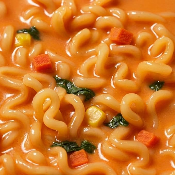 Cheesy Ramen – Spicy Cheddar Soup Ramen | Bold, Cheesy Heat, Korean-Style Spice | 3.92 oz (Pack of 8)