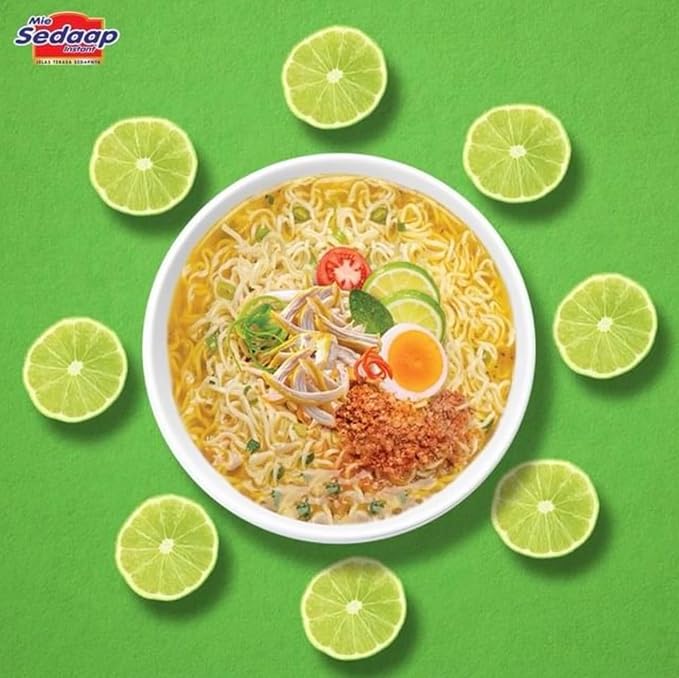 Mi Sedaap — Lime Soup Instant Noodles/Perisa Soto Flavor (Pack of 30)