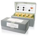 Tea Forte Premium Presentation Box Gift Set Sampler, 20 Count, Assorted Blends Individually Wrapped Handcrafted Pyramid Infuser Bags, Gifts for Mom, Black Tea