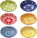 6 Pcs Sauce Dishes for Dipping,Soy Sauce Dish,Ceramic Dipping Sauce Bowls,Small Bowl,Sauce Bowl,Sauce Plates Tiny Bowls for Condiments Sushi Dishes Soy Sauces Ketchup Snack Side Dishes - Set of 6
