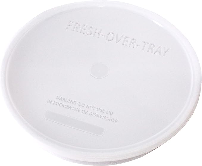 Rehabilitation Advantage High Sided Partitioned Dish with Lid, Red