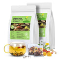 Dandelion Wolfberry Tea, Chinese Traditional 7 Natural Herbs Formula Blend Support Kidney & Liver Health Dandelion Root Tea Bags (2 Pack/24 Bags)