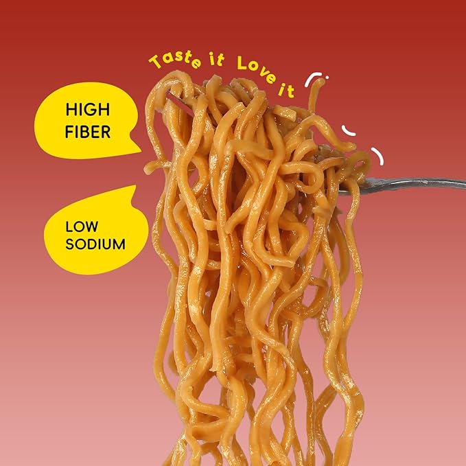 SUNGIVEN Organic Ramen Noodles Tomato Healthy Low Sodium Ready in 3 Minutes Non-Fried Instant No Additives or Preservatives 2.47 OZ (Pack of 10)