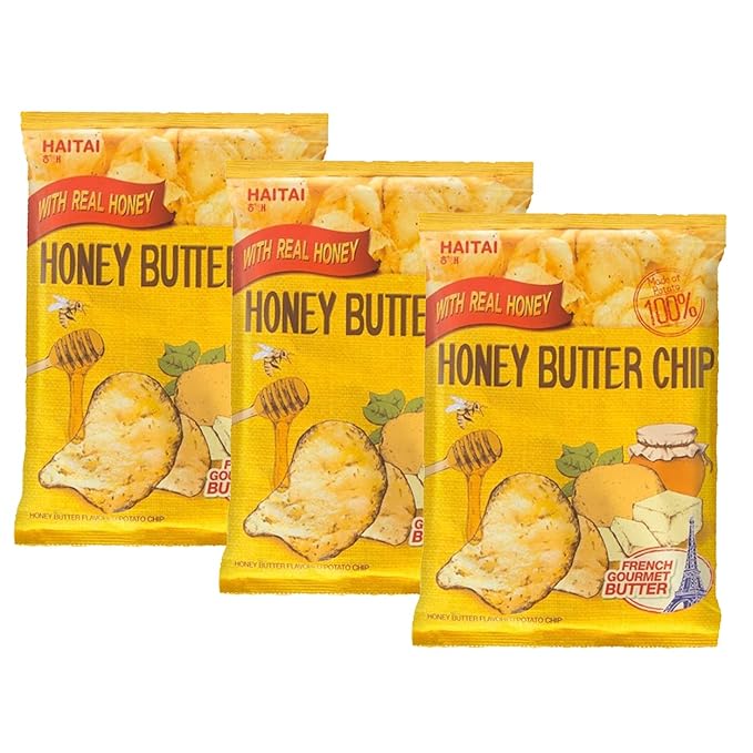 Haitai Honey Butter Chip BIG SIZE (120g X 3) / New Korea Potato Snack