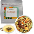100% Pure Herbal Blend Plant-Pyramid Tea Bags （A pack of 50 bags）8.81oz/250g，Caffeine Free, Gluten Free 胖大海金银花菊花茶(Fat sea Honeysuckle and Chrysanthemum Tea)