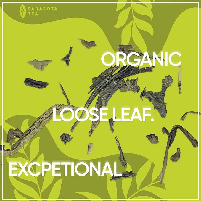 Organic Japanese Sencha Green Tea Loose Leaf | Premium Green Tea from Kagoshima Prefecture | 100% USDA Organic | Fresh & Grassy Flavor | 8oz Bag | High Antioxidants | Non-GMO