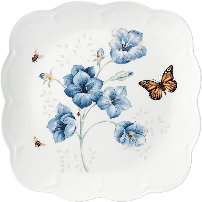 Lenox 894309 Butterfly Meadow Square 4-Piece Dinner Plates
