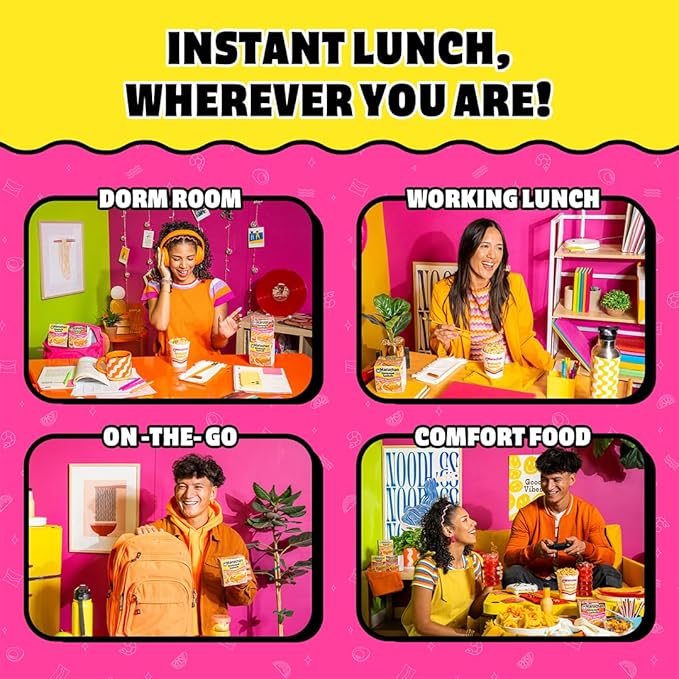 Maruchan Instant Lunch Ramen Noodles, Chili Piquin & Shrimp – Japanese-Style Instant Noodle Soup, Easy Meal Ready in 3 Minutes – 2.25 Oz. (12 Pack)