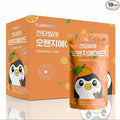 Cantabile Korean Convenience Store Pouch Drink Ready-to-Drink Refreshing Beverage Imported from Korea (Box of 10, Orange)