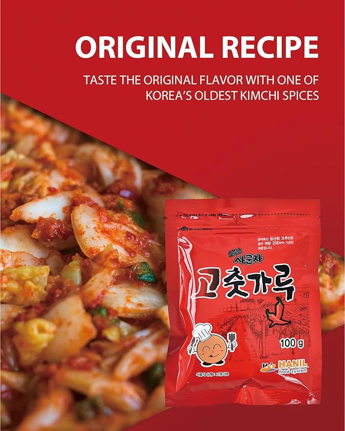 COELO Korean Red Pepper Powder (100g 3.5 oz.) Spicy Gochugaru Flakes Spice Seasoning Asian Food K-Food Kimchi Stew Stir-fry Dried Powdered Hot Red Chili 100% MSG/Gluten/Sugar Free VEGAN 1.0 Count