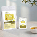 Lemon Black Tea Bags, 20 Pyramid Tea Sachets. Zesty Citrus Flavored Black Tea, Individually Wrapped. Caffeinated Tea for Hot or Iced Brew