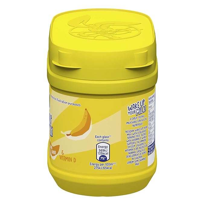 Nesquik Banana Flavour Milkshake Powder 300 g (Pack of 5)
